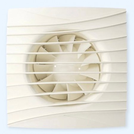 Silent 5C Ivory DICITI Вентилятор накладной D125 обр.клапан